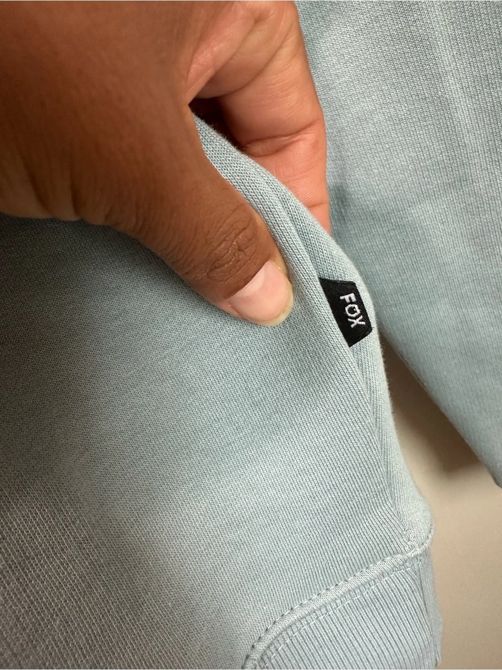 Fox Unisex Crewneck Sweatshirt in Sage Green